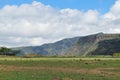 Mountain against an overcast sky, Suswa Conservancy, Rift Valley